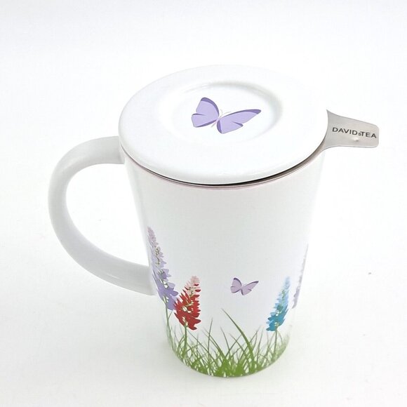 Davids Tea The Perfect Mug Spring 2015 Flower Garden with Infuser and Lid - Picture 8 of 8